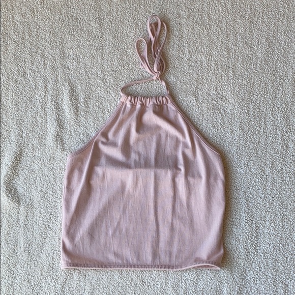 Brandy Melville light pink halter top - Picture 2 of 6